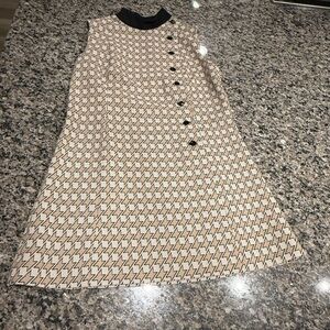 Alison Ayres Black and Brown Dress